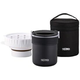 THERMOS（サーモス） サーモス ごはんが炊ける弁当箱 約0.7合 ブラック(JBS-360-BK) 取り寄せ商品