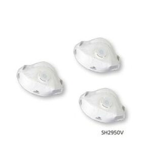 アズワン N95マスク(立体構造) バルブ付き 20枚 (1箱(20枚入り))(SH2950V) 取り寄せ商品