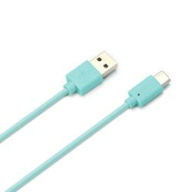 PGA USB Type-C USB Type-AコネクタUSBケーブル 50cm ブルー PG-CUC05M03 取り寄せ商品