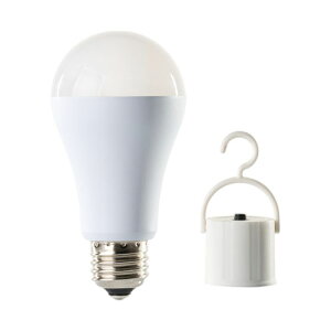 ͂Ȑ쏊 hГd ~d^LEDd F 60W` E26 hoEh@\ IP53(KS01N-WH) 񂹏i