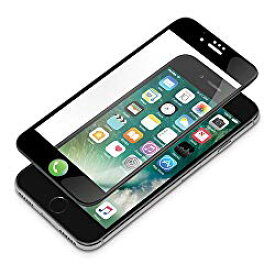 PGA iPhone 7 液晶保護ガラス 3Dフレーム全面保護光沢BK PG-16MGL22BK 取り寄せ商品