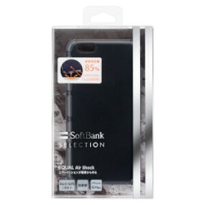 SoftBank@SELECTIONi[J[j Equal Air Shock for iPhone 6s Plus/6 Plus ubN(SB-IA11-CBSA/BK) 񂹏i