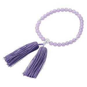 ユーエイキャスター 女性用念珠 内周約24.5cm NJ-J033 京都珠数製造卸協同組合加盟店謹製(K50308620) 取り寄せ商品