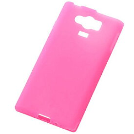 レイ・アウト AQUOS SERIE mini SHV31 シリコンケース/ピンク(半透明)(RT-SHV31C1/P) 取り寄せ商品