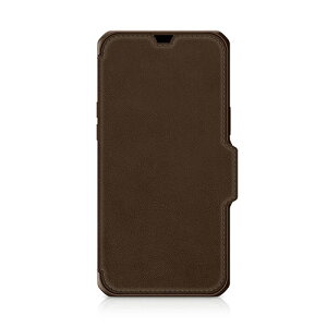 ITSKINS Hybrid Folio Leather for iPhone 13 Pro [Brown with real leather](AP2X-HYBRF-BNRL) ���񂹏��i