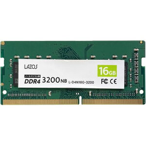 Lazos ノート用DDR4-3200 16GB L-D4N16G-3200(65-3977-06) 取り寄せ商品