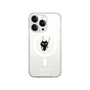 abbi FRIENDS �������C�Z���X�i �l�R�}���W���EMagSafe�Ή��N���A�P�[�X for iPhone 14 P(ABF24224i14P) �d����݌ɕi