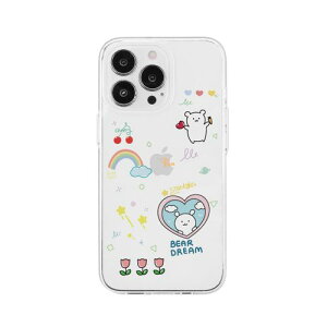 AKAN �G�C�J�� �\�t�g�N���A�P�[�X for iPhone 15 Pro Bear Dream(AK25639i15PR) �d����݌ɕi