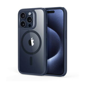 ESR Classic MagSafe�Ή��N���A�P�[�X for iPhone 15 Pro �N���A�_�[�N�u���[(ES26423i15PR) �d����݌ɕi