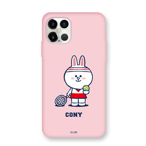 LINE FRIENDS iPhone 12 Pro Max Browns Sports Club �J���[�\�t�g�P�[�X CONY(KCE-CSB090) �d����݌ɕi