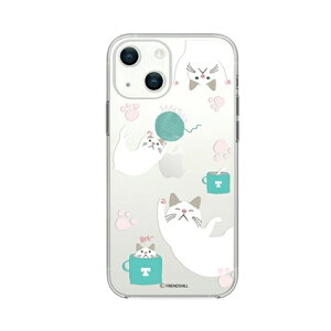 abbi FRIENDS �^�[�`�����\�t�g�N���A�P�[�X for iPhone 13 �V��(ABF21739i13) �d����݌ɕi