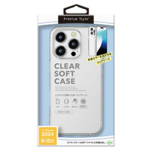 PGA ピーシーエー iPhone 16 Pro Max用 クリアソフトケース(PG-24DTP01CL) 取り寄せ商品