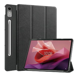 �G���f�B�[�G�X MDS-HCLTP12FLBK Lenovo Tab P12 12.7�Ή� �t���b�v�P�[�X �u���b�N ���񂹏��i