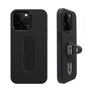 MOMO STICK �����X�e�B�b�N Mag Grip �t���b�g�P�[�X for iPhone 15 Pro Max �u���b�N(MMS25321i15PM) ���񂹏��i