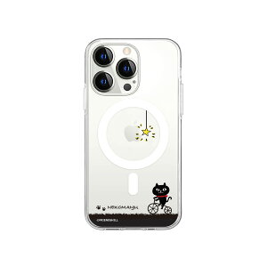 abbi FRIENDS �������C�Z���X�i �l�R�}���W���EMagSafe�Ή��N���A�P�[�X for iPhone 14 P(ABF24222i14P) �d����݌ɕi