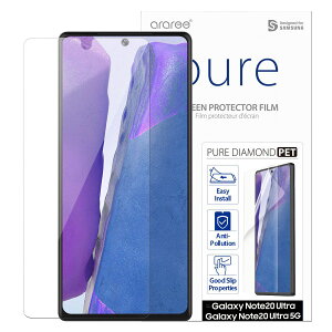 araree Galaxy Note 20 Ultra �S��ʕی�t�B���� PURE DIAMOND(AR20249GN20U) �d����݌ɕi
