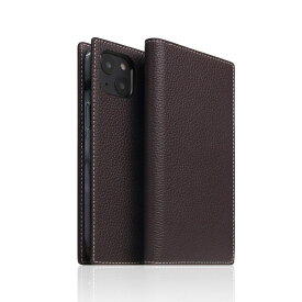 SLG Design Full Grain Leather Case for iPhone 14 ブラウンクリーム(SD24308i14BC) 目安在庫=△