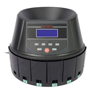 サンコー サンコー 電動オートコインカウンター 新硬貨対応・硬貨を投入するだけで自動で選別・計算をしてくれる(CNCT25SBK) 取り寄せ商品