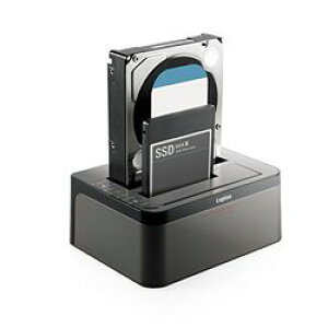 WebNiGRj ELECOM Logitec HDDP[X/3.5C`HDD&2.5C`HDD+SSD/2Bay/USB3.0/\tgt(LGB-2BDPU3ES) ڈ݌=