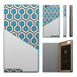 SLG Design iPhone6 D0 Combi Calf Skin Artificial Leather Diary �u���[(SD4253i6) �d����݌ɕi