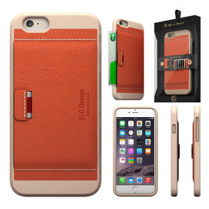 SLG Design iPhone6 D6 Italian Minerva Box Leather Card Pocket Bar �I�����W(SD4301i6) ���񂹏��i