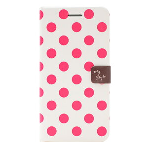 HAPPYMORI iPhone6 Plus Style Dot Diary `F[(HM5122i6P) 񂹏i