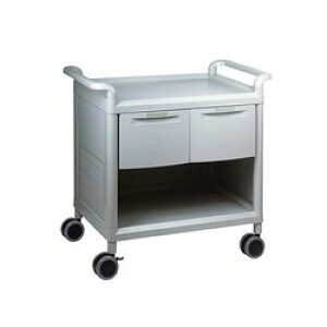 アズワン モバイルストアーカート(収納ケース付) 深型2個 (1個)(MS24C) 目安在庫=△