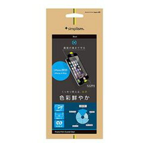 Simplism iPhone 6s Plus/6 Plus t[tB ubN TR-PFIP155-FLBK 񂹏i