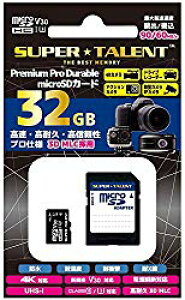 SuperTalent Premium Pro Durable microSDJ[h 32GB ST32MSU3PD 񂹏i