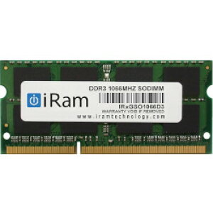iRam@Technology IR4GSO1066D3 Macp 4GB PC3-8500 SO-DIMM 204pin 񂹏i