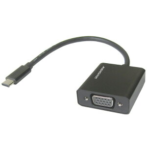 SUREFIRE Vodaview USB (TypeC)VGA(RGB)ϊA_v^ 0.15m ubN 1(VV-USCVGA-B-DO) ڈ݌=