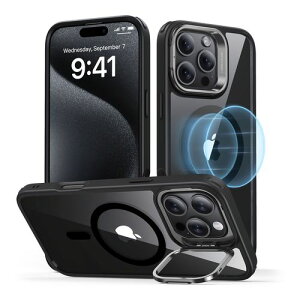 ESR Classic �X�^���h�t���n�C�u���b�h�P�[�X for iPhone 16 Pro Max �N���A�u���b�N(ES27164i16PM) �d����݌ɕi