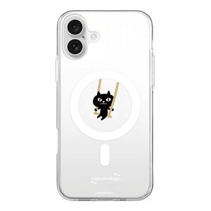 abbi FRIENDS �l�R�}���W���EMagSafe�Ή��N���A�P�[�X for iPhone 16 Plus �u�����R(ABF27242i16PL) ���񂹏��i