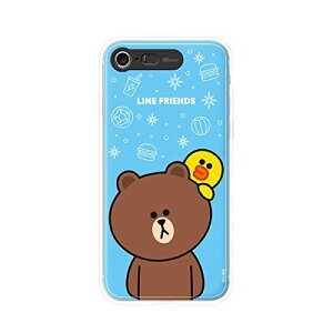 LINE FRIENDS iPhone 8/7 Light UP CASE uE Ah T[(KCL-LBS002) d݌ɕi
