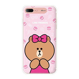 LINE FRIENDS iPhone 8 Plus/7 Plus Light UP CASE `R}J(KCL-LCH003) d݌ɕi