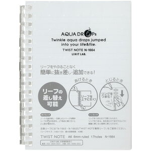LIHIT LAB. y10Zbgz AQUA DROPs cCXgO m[g A6 (N-1664-1-MWX10) 񂹏i