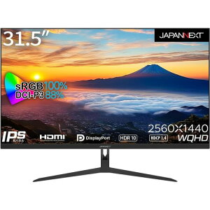 JAPANNEXT JAPANNEXT IPSpl 31.5C` WQHD(2560 x 1440) tj^[(JN-IPS3150WQHDR) 񂹏i