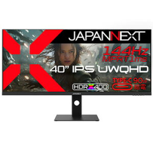 JAPANNEXT JN-IPS401UWQHD144-C90W 񂹏i