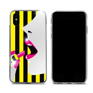 Dreamplus iPhone XS / X STRIPE MIRROR CASE �s���N���b�v(DP10157i8) �d����݌ɕi
