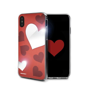 Dreamplus iPhone XS / X Heart MIRROR CASE ���b�h(DP10158i8) �d����݌ɕi