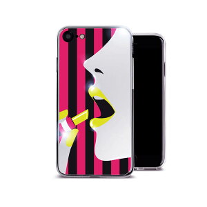 Dreamplus 2020 iPhone SE/8/7 STRIPE MIRROR CASE �C�G���[���b�v(DP10178i7S) ���񂹏��i