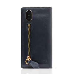SLG Design iPhone XS / X Saffiano Zipper Case lCr[(SD10536i8) d݌ɕi