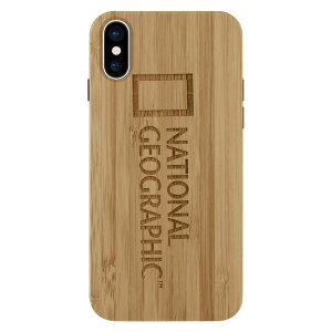 National Geographic iPhone XS / X Nature Wood �o���u�[(NG12959iX) �d����݌ɕi