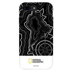 National Geographic iPhone 8 Plus/7 Plus Topography Case Double Protective �z���C�g(NG13057i8P) �d����݌ɕi