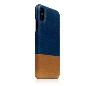 SLG Design iPhone XS / X D+ Italian Tempomata Leather Back case BL X TA(SD13654i58) �d����݌ɕi