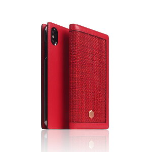 SLG Design iPhone XS Max Edition Calf Skin Leather Diary bh(SD13746i65) d݌ɕi