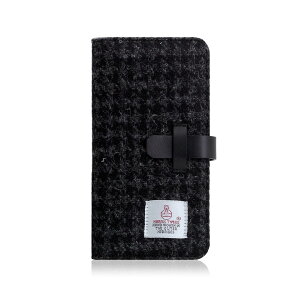 SLG Design iPhone XS Max Harris Tweed Diary ubN(SD13749i65) d݌ɕi