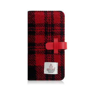 SLG Design iPhone XS Max Harris Tweed Diary レッド×ブラック(SD13753i65) 仕入先在庫品