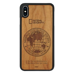National Geographic iPhone XS Max 130th Anniversary case Nature Wood �`�F���[�E�b�h(NG14142i65) �d����݌ɕi