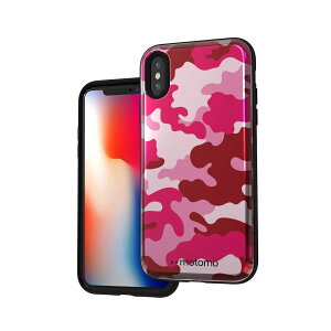 motomo iPhone XS Max CAMO CARD FOLDING CASE PINK(MT14357i65) �d����݌ɕi